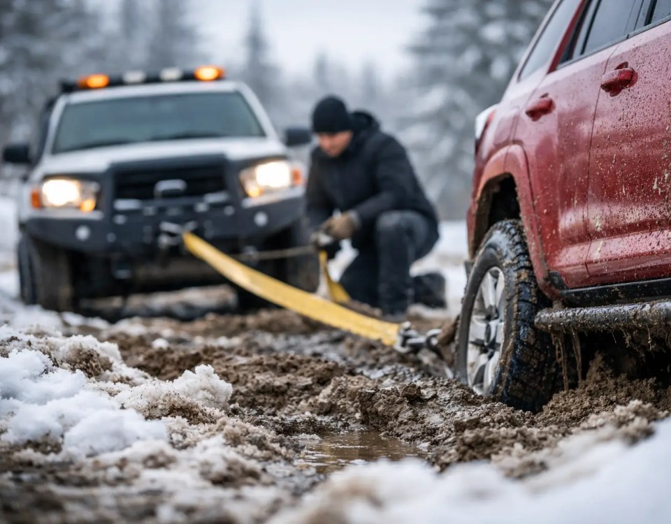 Vehicle Recovery: What to Do When You’re Stuck