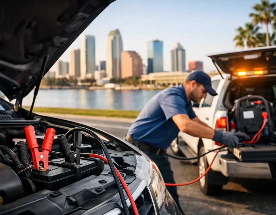 Best Roadside Battery Jump Options for Tampa Drivers
